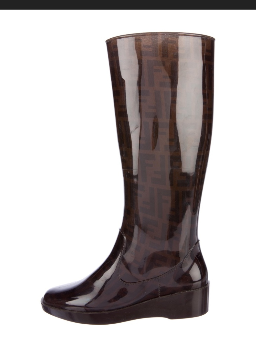 Fendi Zucca Rain Boots